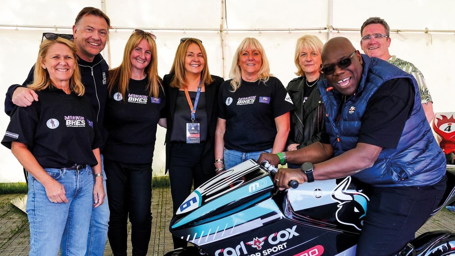 Carl Cox supporting Mannin Cancers as their Charity Ambassador